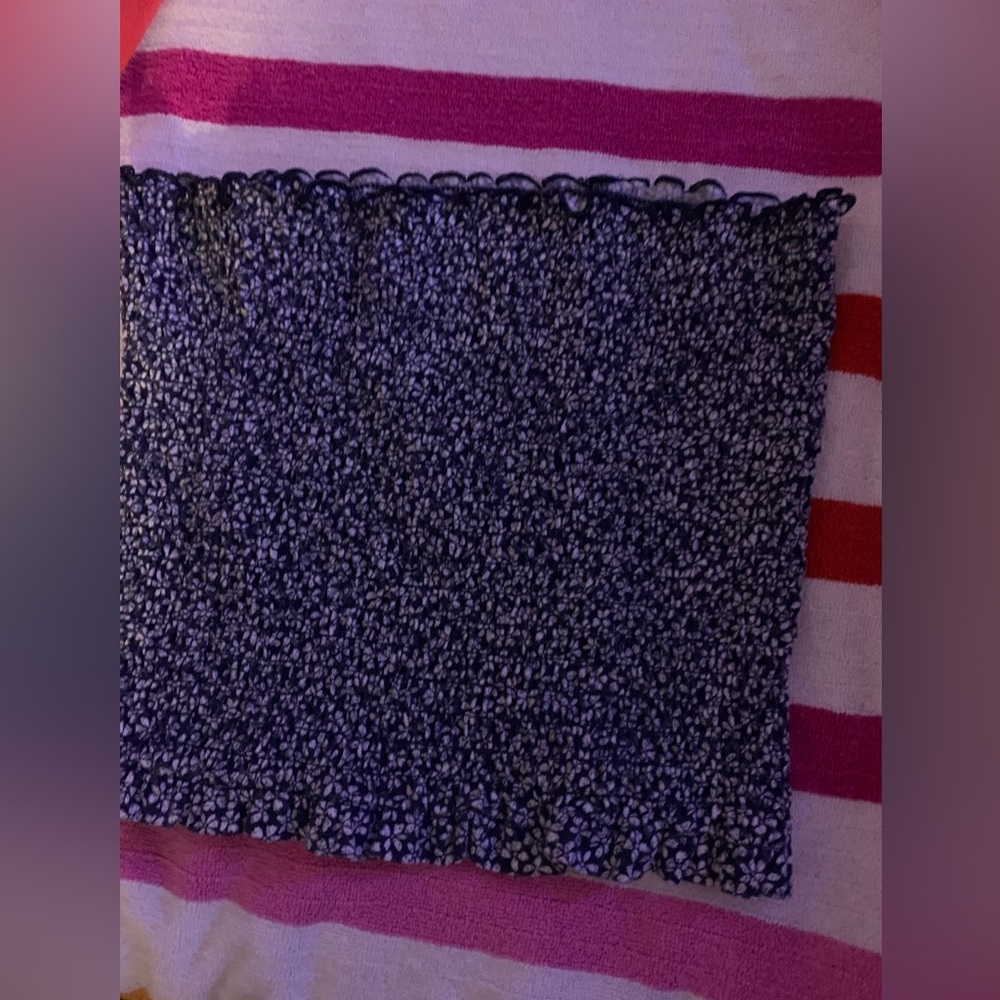 Medium tube shirt blue and white